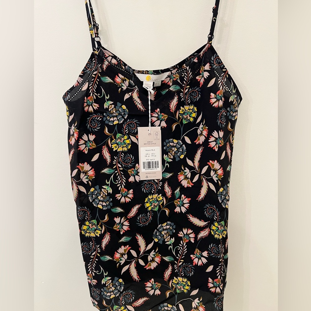 Boden Black Tank Top NWT Size: 2